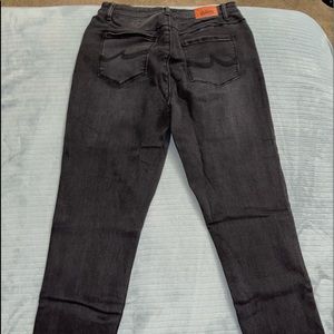 Black Washed Stretchy Jeans Size 9/10
